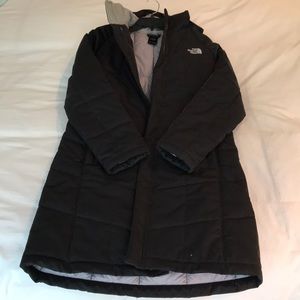 Girls North Face Hooded Down Parka